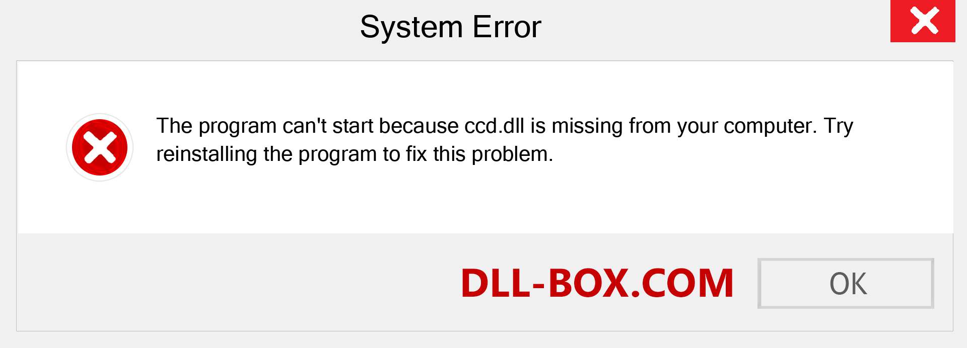  ccd.dll file is missing?. Download for Windows 7, 8, 10 - Fix  ccd dll Missing Error on Windows, photos, images